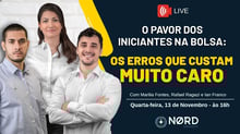 O pavor dos iniciantes na bolsa: aqueles erros que custam muito caro