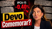 IPCA-15 cai 0,40%, mas inflação ainda preocupa