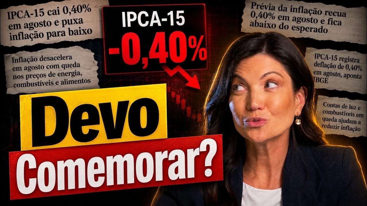 IPCA-15 cai 0,40%, mas inflação ainda preocupa