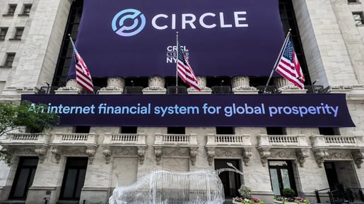 Circle (CRCL) dispara na Bolsa: ações sobem 700% em menos de 20 dias