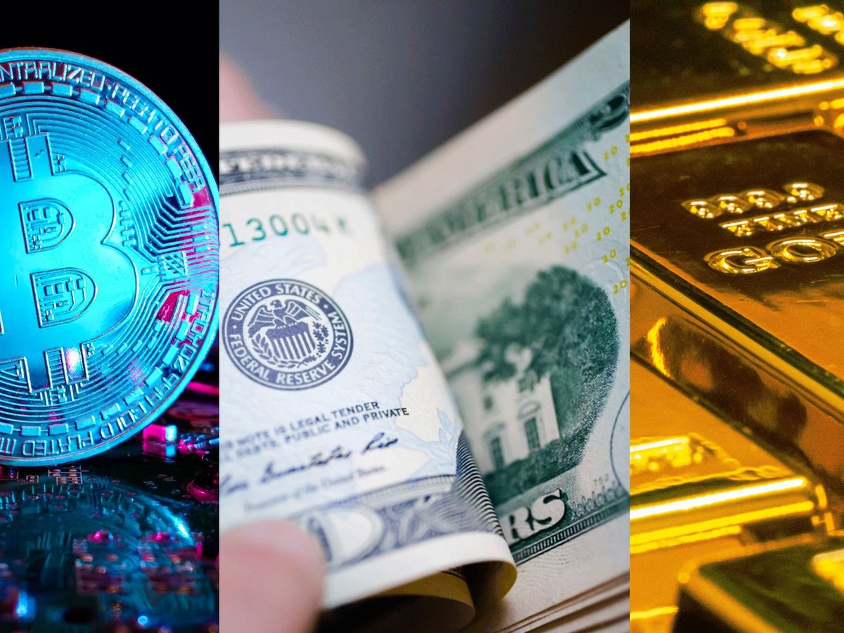 Dólar, ouro e bitcoin estão entre os melhores investimentos em 2024