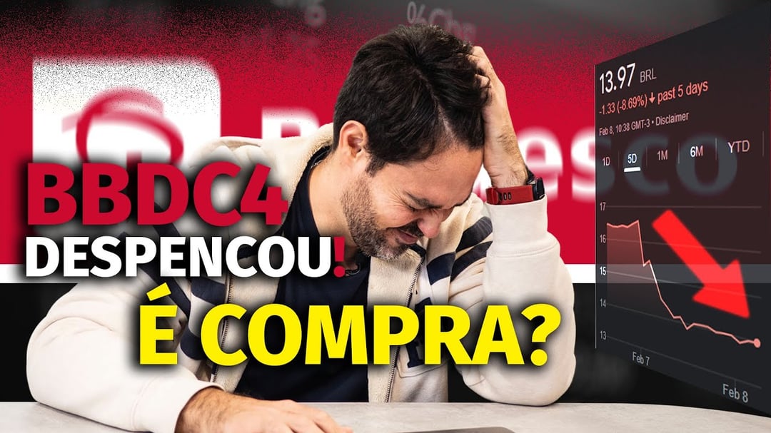 BBDC4 BARATO: Oportunidade de compra ou furada? Análise de ações dos principais Bancos Brasileiros