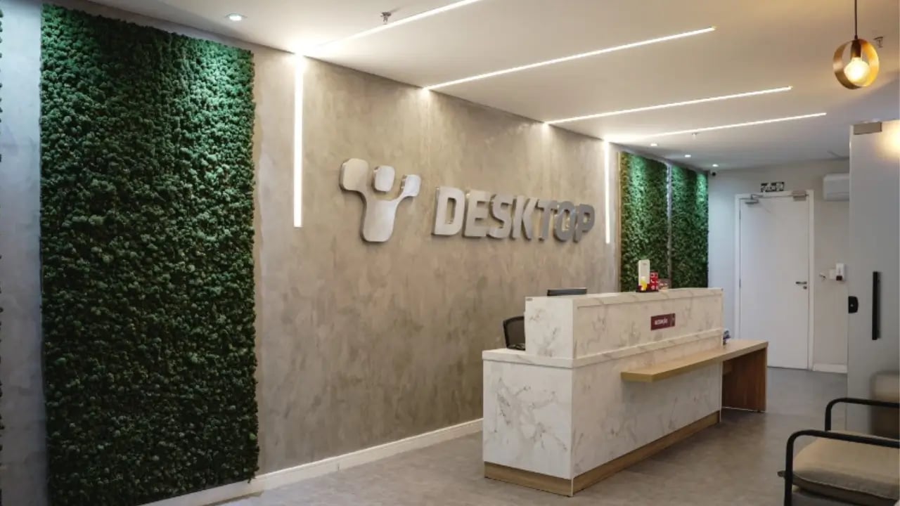 Desktop (DESK3) tem geração de caixa +140% maior em 2025