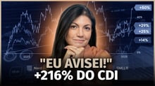 Você ignorou essa tese e ela valorizou 216% do CDI