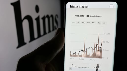 Hims & Hers (HIMS) desafia gigantes farmacêuticas e ação sobe 55%