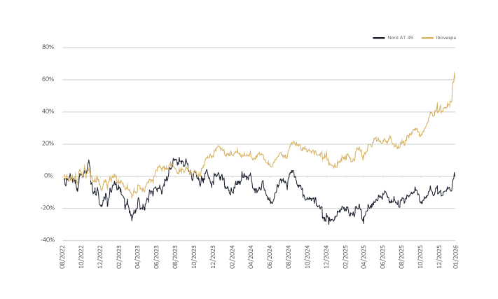 Rentabilidade Fundo Nord AT 45