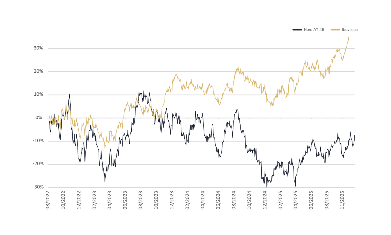 Rentabilidade Fundo Nord AT 45