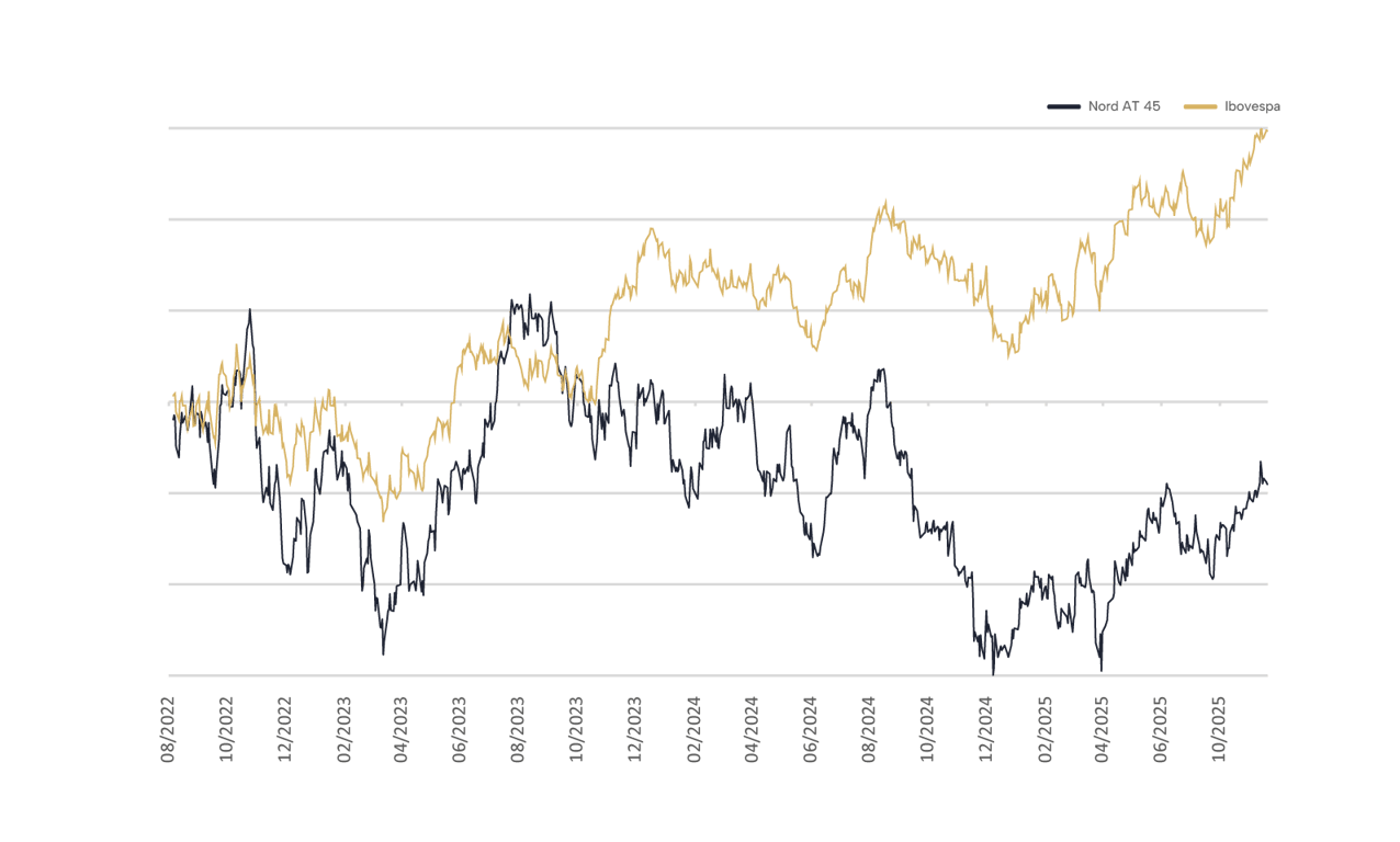 Rentabilidade Fundo Nord AT 45
