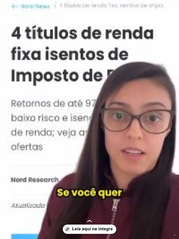 Conheça os títulos de Renda Fixa com retornos de até 97% do CDI e isenção de imposto de renda