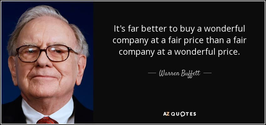 Citação de Warren Buffett