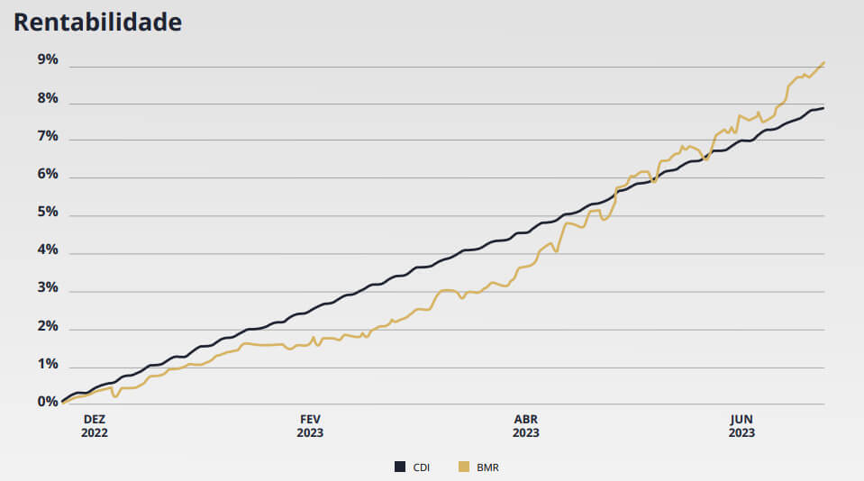 Rentabilidade do Fundo BMR em 2023