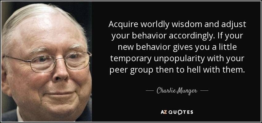 Citação de Charlie Munger.