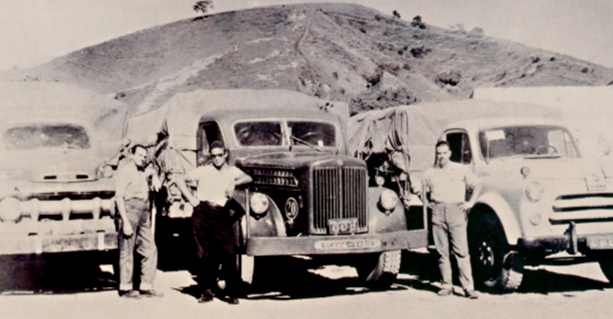 Foto de Julio Simões na década de 1950.