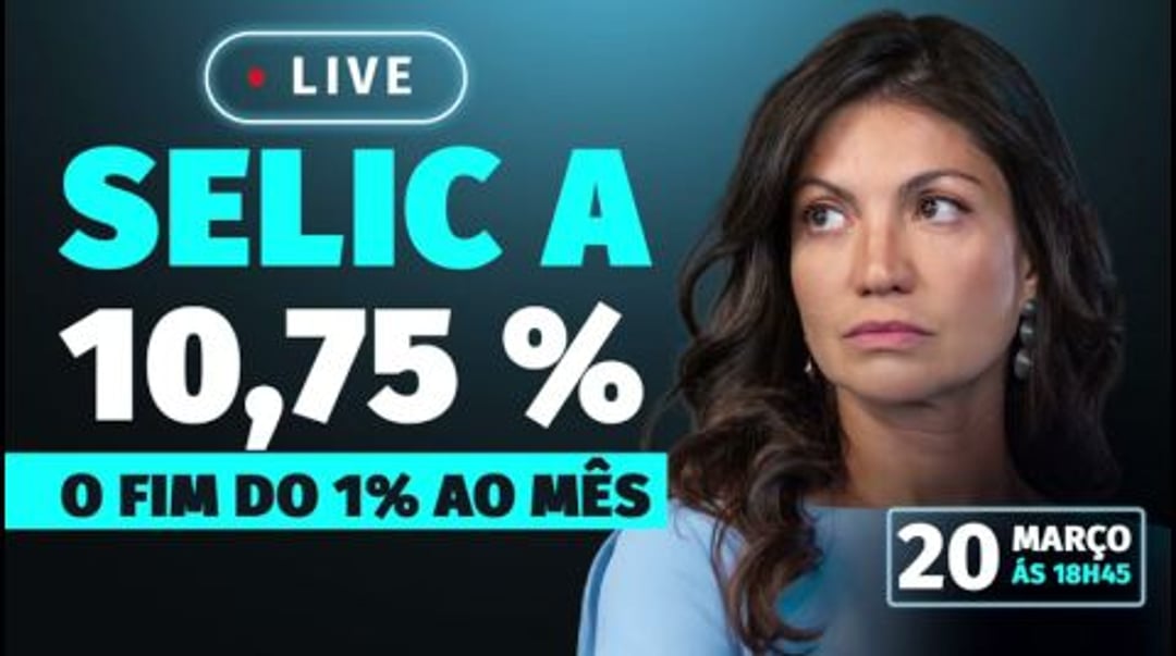 Selic a 10,75% -  O FIM do 1% ao mês | Live de queda da Selic com Marilia Fontes